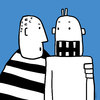Cartoon: friends? (small) by imakeren tagged illustrators
