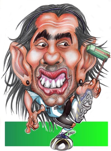 Cartoon: Carlitos (medium) by rubenquiroga tagged tevez,mundial,carlitos