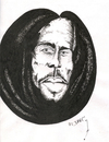 Cartoon: Bob Marley (small) by jaime ortega tagged bob,marley,reggue,jamaica,marihuana