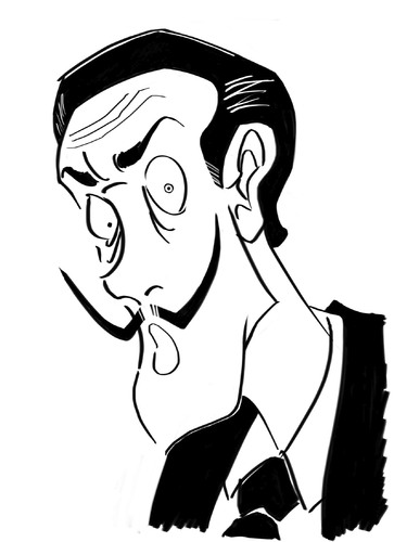 Cartoon: Salvador Dali Caricature (medium) by BDTXIII tagged salvador,dali