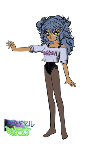 Cartoon: Retro Girl Melyona Part 01 (medium) by BDTXIII tagged melyona,girl,retro