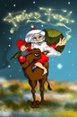 Cartoon: Frohes Fest (small) by petwall tagged weihnachten,weihnachtsmann