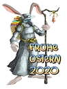 Cartoon: Ostern 2020 (small) by petwall tagged ostern,pandemie,coronavirus,grippe