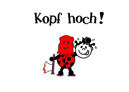Cartoon: Kopf hoch! (medium) by Marcus Trepesch tagged cartoon,funny,gag,simple