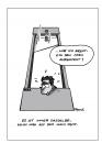Cartoon: Ofen? (small) by Marcus Trepesch tagged neurosis,death,penalty,ikea,life,cartoon,black,and,white