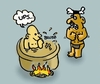Cartoon: Ins Essen gefurzt (small) by Ludwig tagged kannibale,essen,furzen,suppe,blähungen