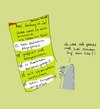 Cartoon: Zustellbenachrichtigung (small) by Ludwig tagged zustellbenachrichtigung,post,dhl,sendung,pakt,versandhinweis,anlieferung