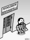 Cartoon: standort (small) by adam tagged psychologie