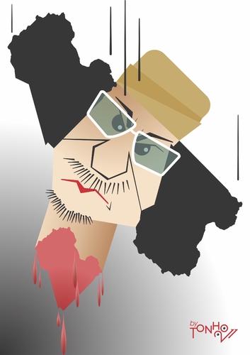 Cartoon: Maps (medium) by Tonho tagged gaddafi