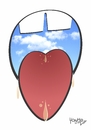 Cartoon: mouth sky (small) by Tonho tagged mouth,sky