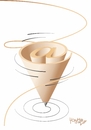 Cartoon: spinning top (small) by Tonho tagged spinning top