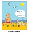 Cartoon: Urlaub auf der Krim (small) by gert montana tagged krim,putin,insel,panzer,urlaub,strand,strandbegegnung,spielzeug,gertoons