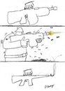 Cartoon: fat-gun (small) by aytrshnby tagged fat,gun