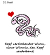 Cartoon: Frühling mit abfärbender Bank (small) by Simpleton tagged frühling,parkbank,park,würmer,verliebtheit,liebespaar,alter,nudismus,fkk,text