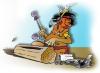 Cartoon: no title (small) by Nikola Otas tagged indians