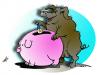 Cartoon: without words (small) by Nikola Otas tagged pig
