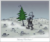Cartoon: Merry Christmas! (small) by hopsy tagged happy,christmas,pine,wood,forest,hopsy,temesi
