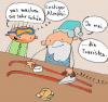 Cartoon: Skiwachser (small) by wf-artwork tagged ski,sport,cartoon,mann,man,humor