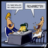 Cartoon: Facharbeiter (small) by Anjo tagged facharbeiter,facharbeitermangel,umschulung,fortbildung