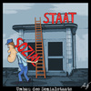 Cartoon: Umbau des Sozialstaats (small) by Anjo tagged staat,schulden,schuldenbremse,sozialstaat,sozialabbau