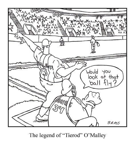 Cartoon: O Malley! (medium) by creative jones tagged baseball,tierod,stadium,creative,jones,baseball,tierod,stadium,creative,jones