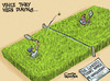 Cartoon: The longest ever tennis match! (small) by Satish Acharya tagged wimbledon,longest,tennis,match