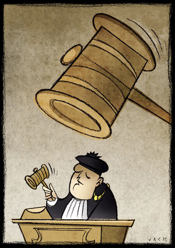Cartoon: Justice (medium) by Giacomo tagged justice,judgement,hammer,court,magistrate,read,giacomo,cardelli
