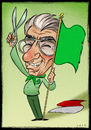 Cartoon: bossi (small) by Giacomo tagged umberto,bossi,policy,italy,lega,padania,division,giacomo,cardelli,jack,lombrio