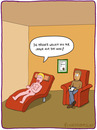 Cartoon: beim Psychiater (small) by Frank Zimmermann tagged psychiater sexpuppe gummipuppe