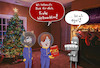 Cartoon: Frohe Weihnachten (small) by Frank Zimmermann tagged dieneuewelt,robotski,roboter,weihnachten,christmas,xmas,present,gift,geschenk,robot,moody,helm,weihnachtsbaum,chimney,socks,weltraum,space,begeisterung