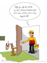 Cartoon: Paketbote beim Osterhase (small) by Frank Zimmermann tagged bote bunny cartoon christmas dhl door easter funny mailman open package hase osterhase ostern paket postbote päckchen schreien treppenhaus tür offen korb eier