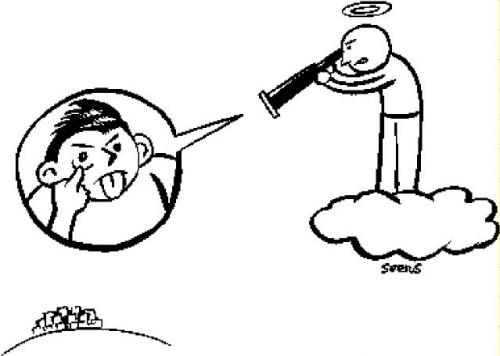 Cartoon: ANGEL KAFKA Series (medium) by sam seen tagged angel,kafka,series