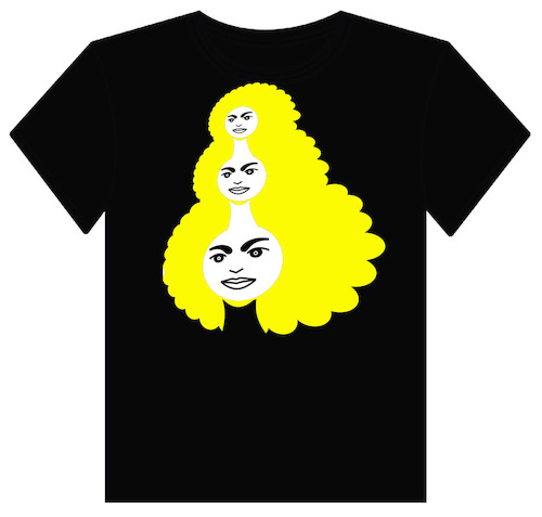 Cartoon: Cathy Big - T shirt design (medium) by sam seen tagged cathy,big,shirt,design