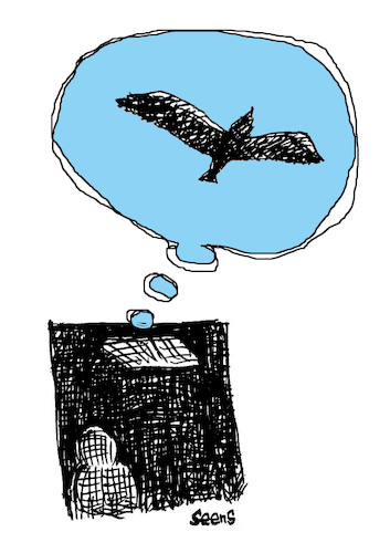 Cartoon: Freedom (medium) by sam seen tagged freedom