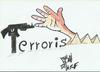 Cartoon: ANTI TERRORISM (small) by AHMEDSAMIRFARID tagged ahmed,samir,farid,terrorism,anti,against,egypt,revolution,cartoon,caricature