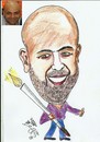 Cartoon: ARTIST TAMER YOUSSEF (small) by AHMEDSAMIRFARID tagged tamer,youssef,ahmed,samir,farid,caricature,cartoon,birthday,egypt
