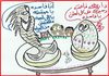 Cartoon: EGG AND FISH (small) by AHMEDSAMIRFARID tagged ahmed,samir,farid,egg,fish,egyptair,cartoon,caricature,artist,egypt,revolution,employee