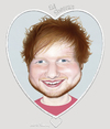 Cartoon: Ed Sheeran. (small) by Maria Hamrin tagged caricature,music,folk,acoustic,idol,pop,musician,celebrity,british