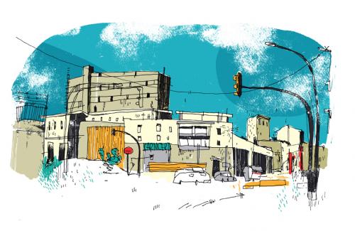Cartoon: City 2 (medium) by chiprilox tagged city