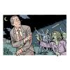 Cartoon: Bush vs. Zombie Press Corps (small) by Danny Hellman tagged politics,president,political,bush,caricature,horror