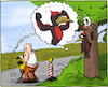 Cartoon: Frühlingsgefühle (small) by Hannes tagged specht,presslufthammer,baustelle,frühlingsgefühle,natur,wow