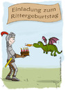 Cartoon: Rittergeburtstag (small) by Hannes tagged ritter,geburtstag,kindergeburtstag,kuchen,drache