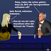 Cartoon: Bargespräche SPD (small) by PuzzleVisions tagged puzzlevisions spd bargespräche bar talks geringverdiener low income entlastung help