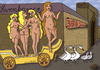 Cartoon: womens rights Frauenrechte (small) by PuzzleVisions tagged puzzlevisions moral morality frau women prostitute prostituierte sex for money für geld