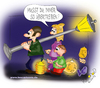 Cartoon: Martinstag (small) by Leopold tagged martinstag,martinday,familie,familiy,mutter,mother,vater,vather,laternen,lamp,sonne,sun,mond,moon,sterne,stars,blau,blue,dunkel,dark