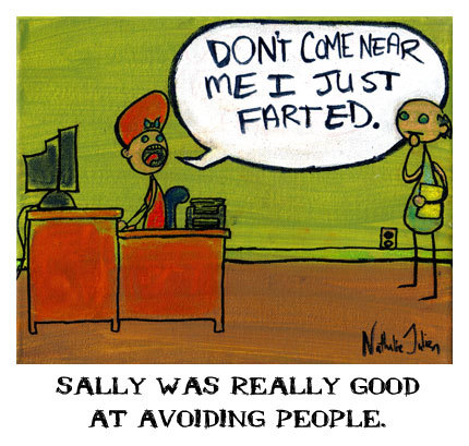Cartoon: Tiny Comics 1 (medium) by nartleby tagged fart,farting,office,stink