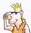 Cartoon: Herman the caveman (small) by rocknoise tagged cartoon humor mrmatt caveman animation