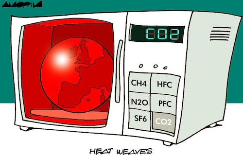 Cartoon: Global Warming (medium) by Amorim tagged global,warming,climate,changes,pollution