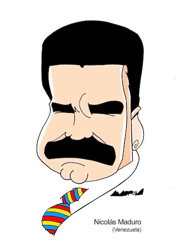 Cartoon: Nicolas Maduro (medium) by Amorim tagged nicolas,maduro,venezuela
