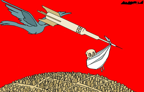 Cartoon: Storks (medium) by Amorim tagged israel,hamas,gaza,palestine,israel,hamas,gaza,palestine